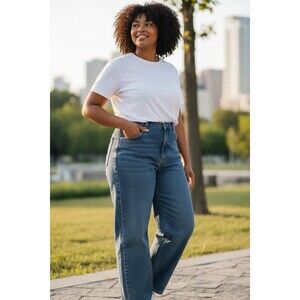 Vintage Forelli Internazionale Jeans Women Blue Jean Tapered Ankle Zipped 24
